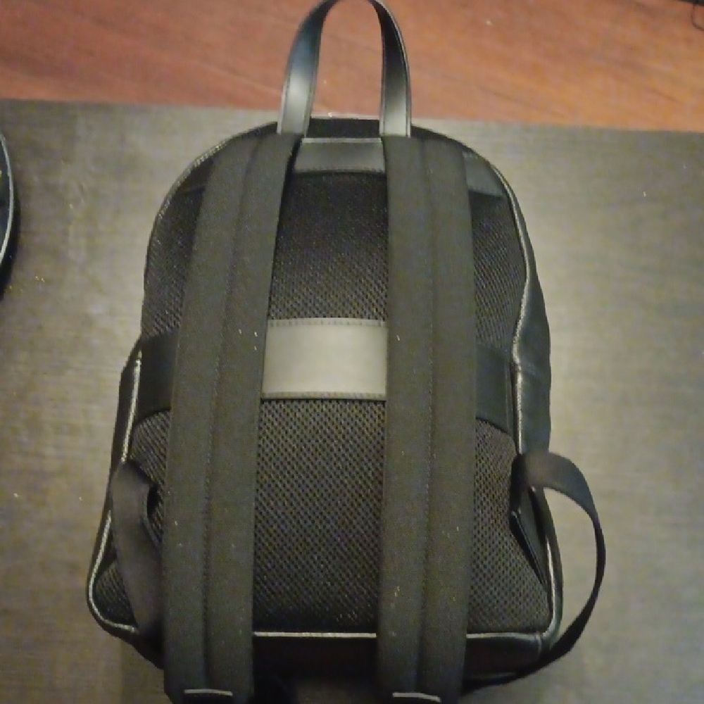 Furla Black Leather Backpack EUC - Picture 3 of 13